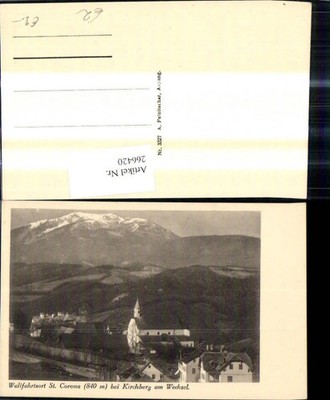 266420,St Corona b. Kirchberg a. Wechsel 