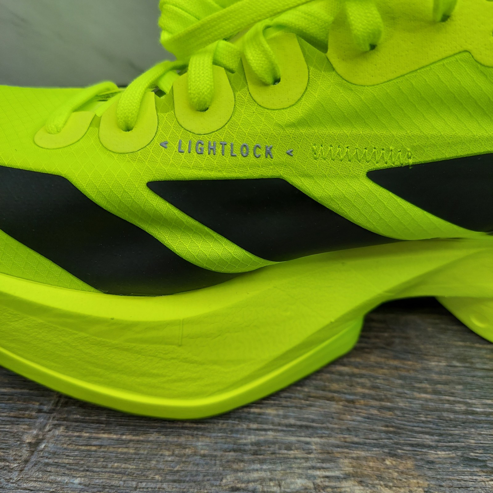 Adidas Adizero Adios Pro 4 Lucid Lemon Black JR6364 Mens Size 11 Running Shoes