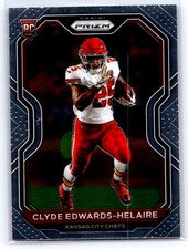 CLYDE EDWARDS-HELAIRE 2020 Panini Prizm Rookie RC Base Card #328 KC CHIEFS bx7d. rookie card picture