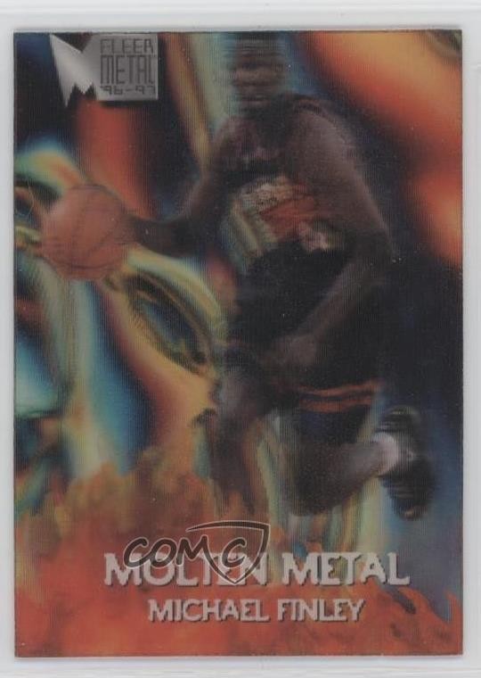 1996-97 Fleer Metal Molten Metal Michael Finley #1 g5i