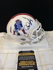 Demario Douglas Signed New England Patriots Mini Helmet JSA
