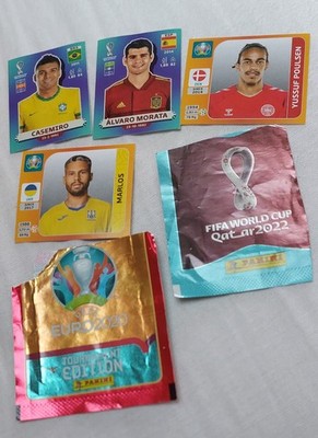 4 Panini Fußballer Sammelkarten FIFA Uefa