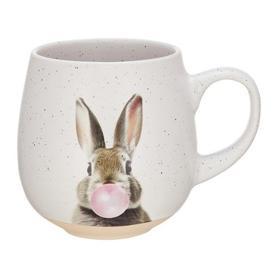 AMBITION Kaffeebecher aus Keramik Hopsa 480 ml Kaugummi Ostern Teetasse Hase