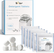 Official Bottle Washer Tablets, 180 Count - Detergent Tablets for All Brand B