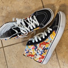 Vans X Disney SK8 Hi Slim Princess HI Top Sneakers Shoes Women's Sz 7