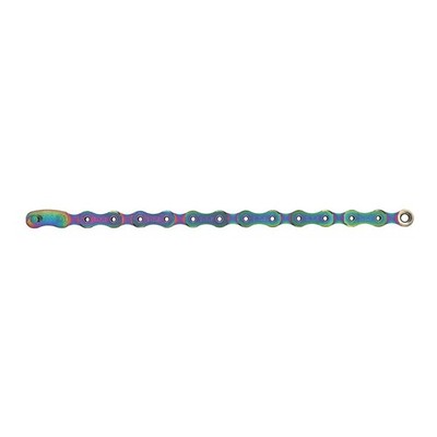 SRAM Schaltungskette PCXX1 Eagle, 126 Glieder, 12-fach, PowerLock, rainbow/oil s