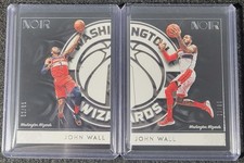 2018-19 Panini Noir Icon Edition 62/85 John Wall #111 And 71/85 #41 (2 Cards)