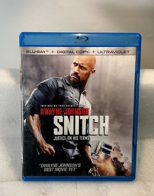 Snitch (Blu-ray, Digital, 2013) With Case, Tested