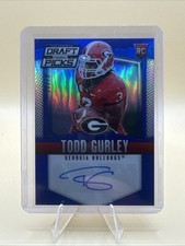 2015 Panini Prizm Collegiate Draft Picks #146 Todd Gurley Blue RC Auto 21/75