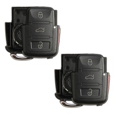 2 Replacement For Volkswagen Vw 02-05 Jetta Passat Remote Car Key Fob Shell Case