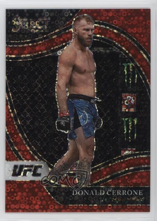 2021 Panini Select UFC Octagonside Red Disco Prizm /199 Donald Cerrone #239 1cz3
