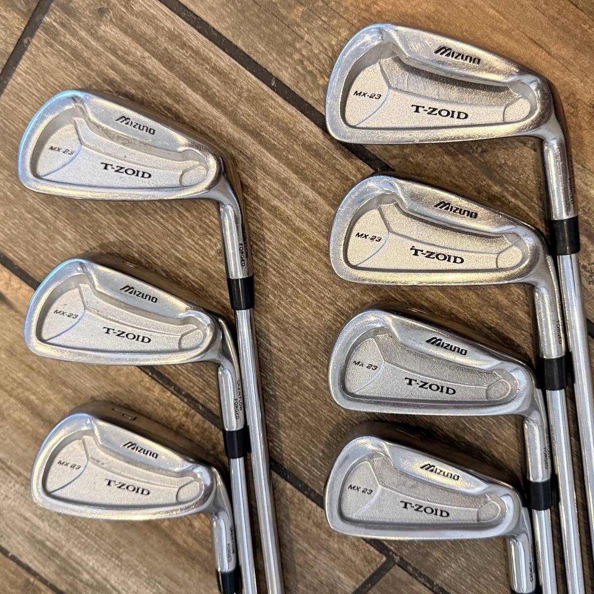 Mizuno T-ZOID MX-23 Iron Set 4-9 PW Regular Flex Steel Shaft Right