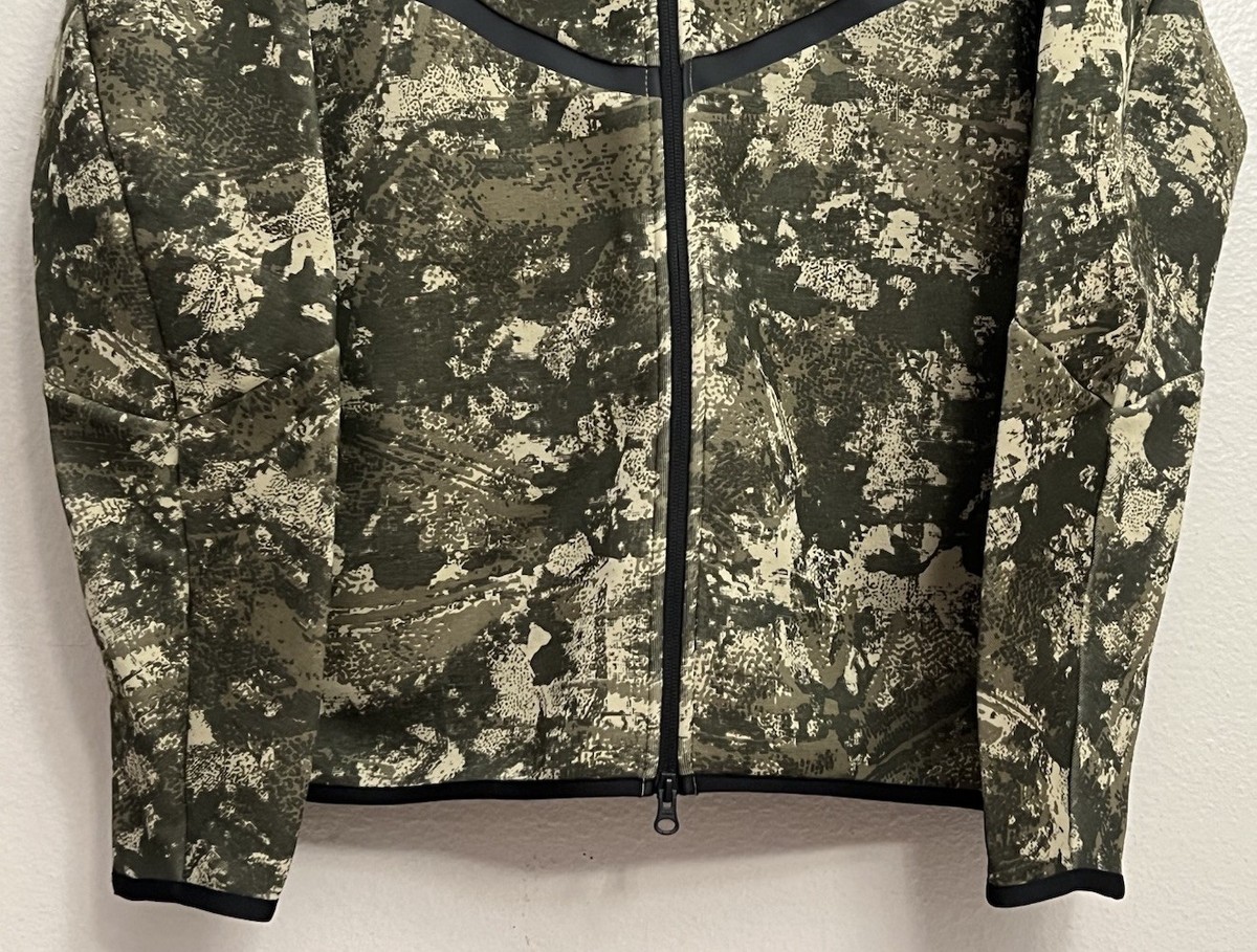 Nike Sportswear Tech Fleece Camo Windrunner Hoodie Sweater Size