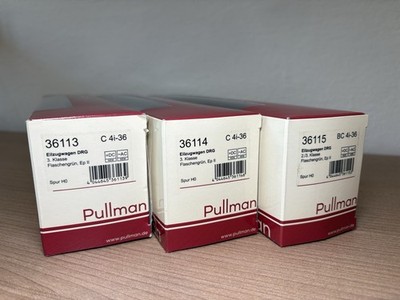 Esu-Pullman Set 3 Wagen DRG Ep II, 36113, 36114, 36115