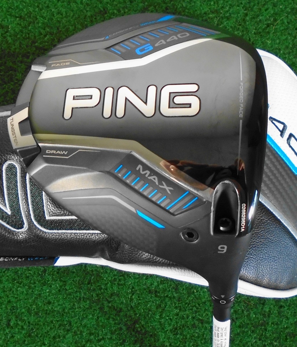 Near Mint Ping G440 Max 9* Driver, Alta CB Blue 50 S Stiff, w
