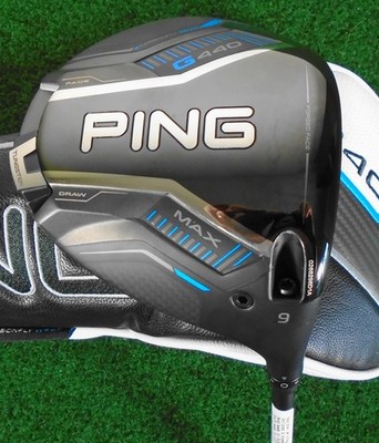 Near Mint Ping G440 Max 9* Driver, Alta CB Blue 50 S Stiff, w