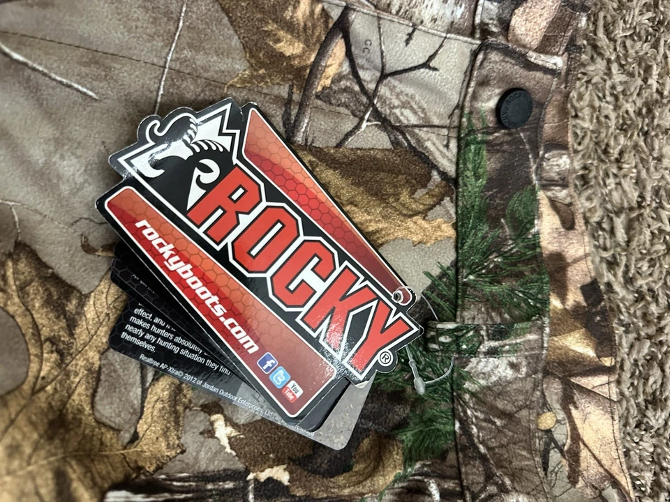 NWT Rocky Realtree Camo Silent Hunting Pants SIQ Atomic Waterproof Men Size 2XL - Image 4 of 4