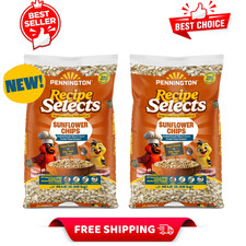 2 Pack Freeship Pennington Recipe Selects Sunflower Chips Wild Bird Food, 15 lb