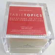 Ultra Pro International Original Table Topics, Questions to Start Great Conversa