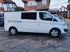Ford Transit Custom 2018 Crew Cab 6 Seater Van Manual In White