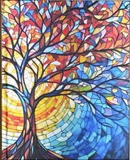 Stained Glass Tree of Life Journal (Diary, Notebook) (Paperback)
