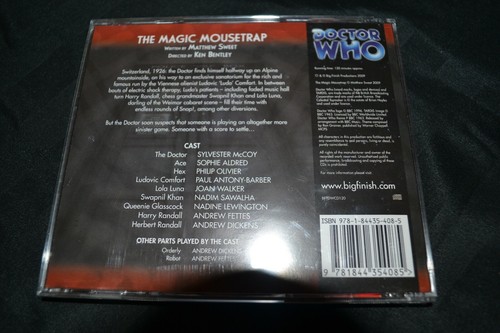 CD Audiobook Doctor Who Big Finish #120 The Magic Mousetrap - 7th Ace & Hex - Picture 4 of 9