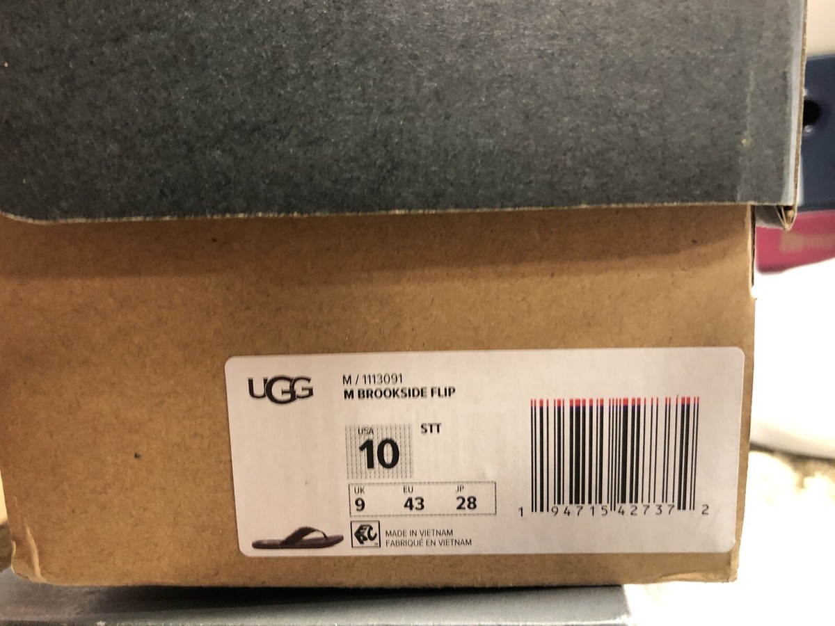 UGG Men\'s Brookside Flip Flop Sandals Brown Size 10 M UGG Brookside Ii Flip Flops Chestnut - Men main image 4