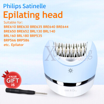 Philips Epilating Head for BRE610 BRE644 BRL130 BRP535 BRE635 BRE640 Baby Blue