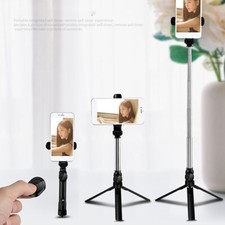 Telescopic Bluetooth Selfie Stick Tripod Monopod Phone Holder For iPhone Samsung