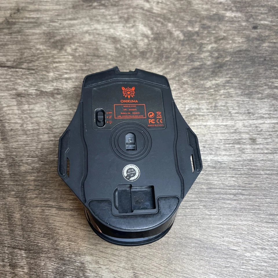 Onikuma W200 Wired/Wireless Breathing LED Backlit Adjustable DPI Gaming Mouse - Image 2 of 4