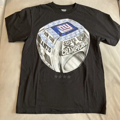 Reebok - New York Giants - Super Bowl XLV Champions - Ring T Shirt - Men's Large - Image 1 of 4