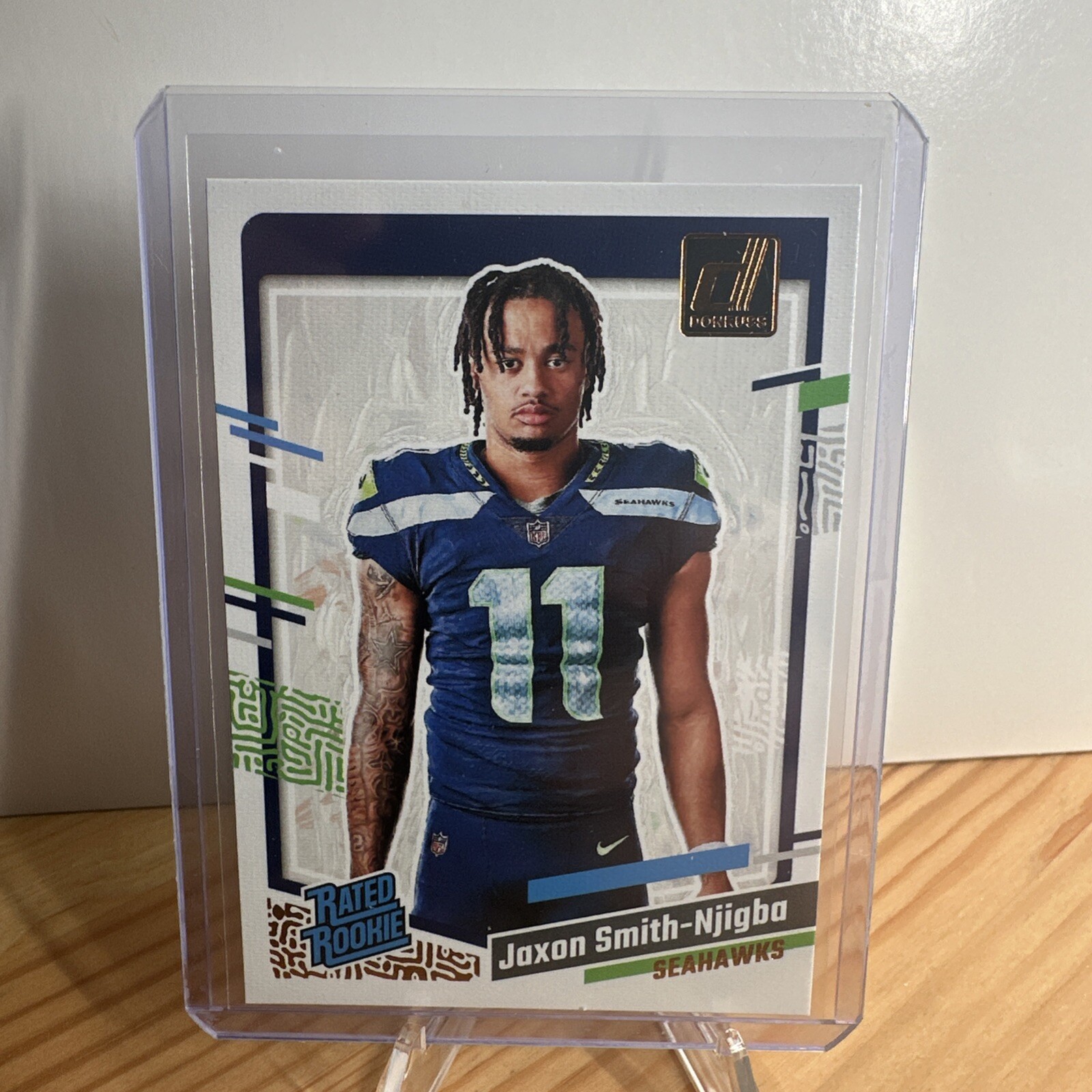 2023 Panini Donruss - Rated Rookie Portrait #7 Jaxon Smith-Njigba (RC)