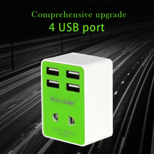 Wall Charger 4 port USB 3.6A output. In different colors. - Afbeelding 1 van 6