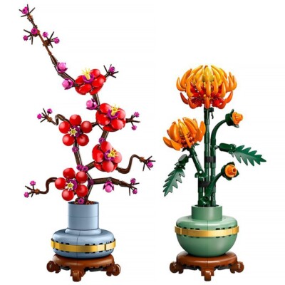 LEGO Icons Botanical Collection 10368 10369 Chrysanthemum & Plum
