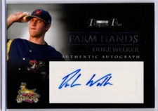 2007 Tristar Prospects Plus Baseball Farm Hands Duke Welker AUTO SPIKES