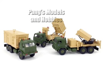Iron Dome Air Defense System Set of 3 Vehicles - IDF - 1/72 Scale Model