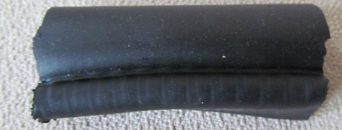 Black Rubber Edge Trim Seal Lock 1/8" x 5/8" x 9/16" Bulb A Side Door RV Truck - Picture 4 of 4