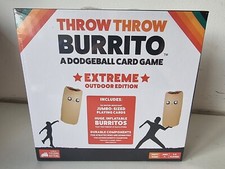 Throw Throw Burrito  Extreme Outdoor Edition Game   Exploding Kittens  Brand New