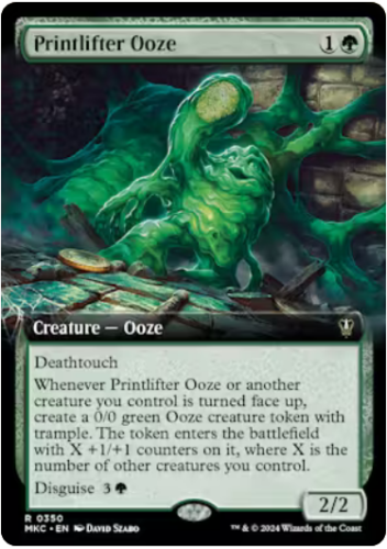 MTG Murders at Karlov Manor: Printlifter Ooze (Extended Art) x1 - Picture 1 of 1