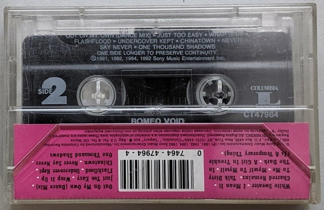 Warm In Your Coat By Romeo Void CD May 1992 Legacy Rock Artifacts Series For Sale Online EBay