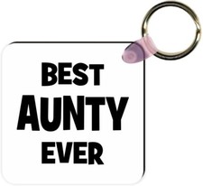 Rikki Knight Best Aunty Ever-Aunt Square Kc, White