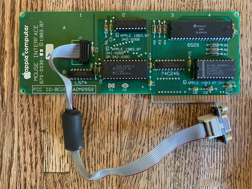 Apple Computer Mouse Interface Card 670-0030-F With Mouse M0100 - Picture 2 of 13