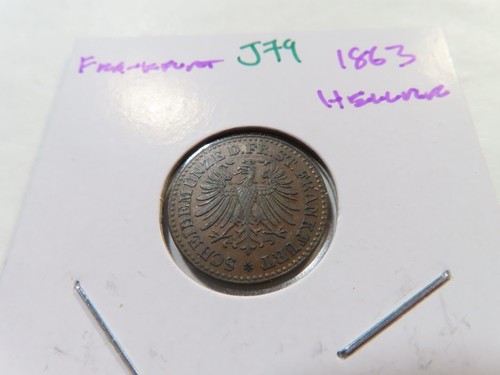 J79 German State Frankfurt 1863 Heller
