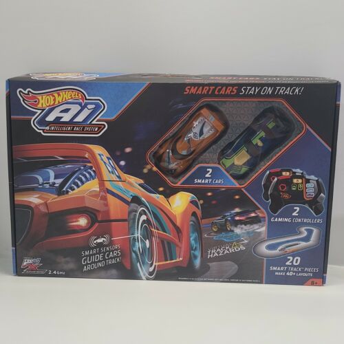 Hot Wheels Ai Intelligent Race System Car Track Real FX Slotless Racing Tested