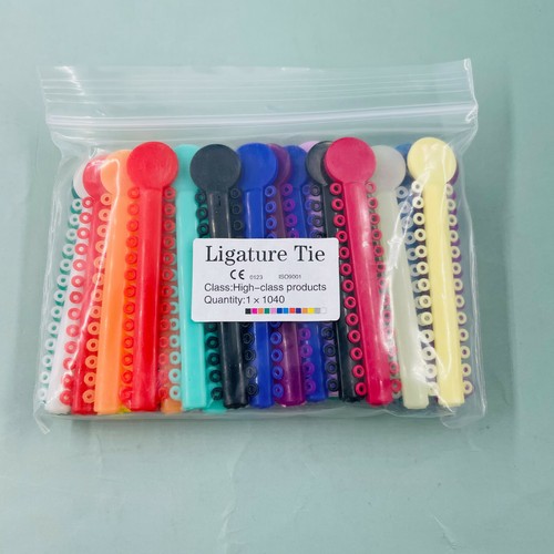 Élastiques Orthodontiques - 1040 Ligatures élastiques Pour Appareil Dentaire