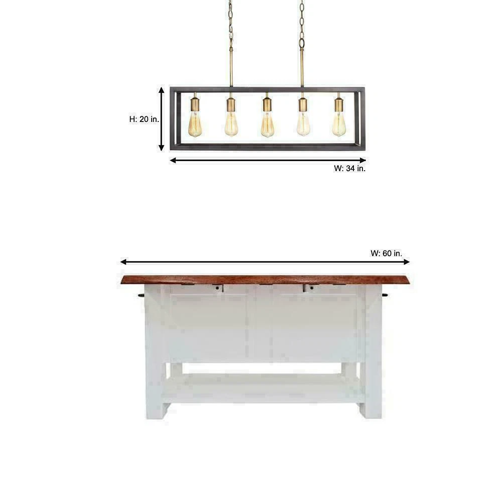 Boswell island cheap chandelier