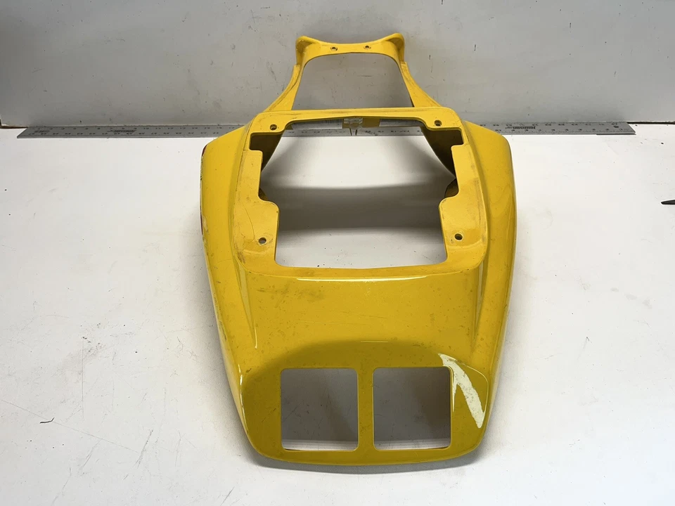 Carenado trasero biposto amarillo necesita reparación pintura agrietado Ducati 748 996 998 916 Foto 4 de 4
