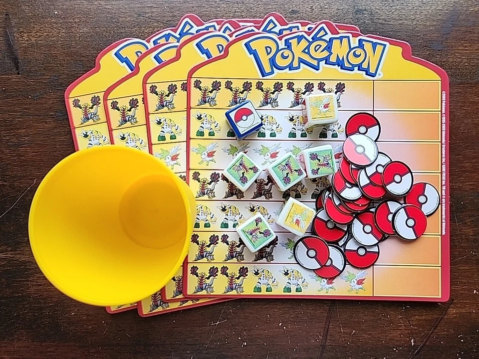 Pokemon On A Roll Dice Game - Pressman 2009 - Complete - Image 3 of 3
