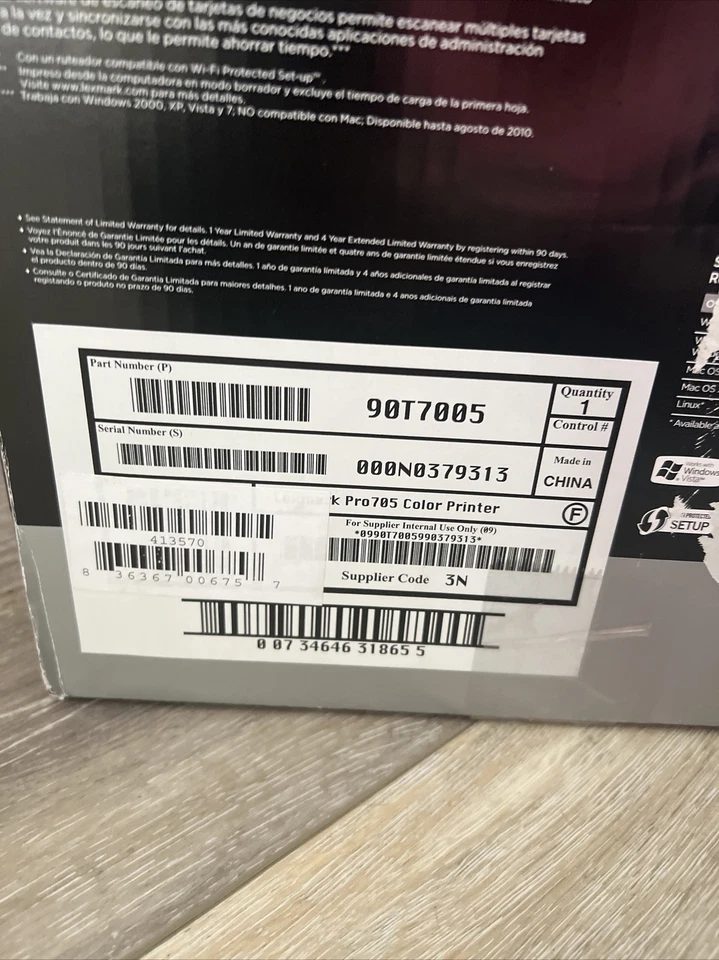 Lexmark Prevail Pro705 All-In-One Inkjet BRAND NEW Printer COLOR FAX, SCAN COPY - Image 2 of 4