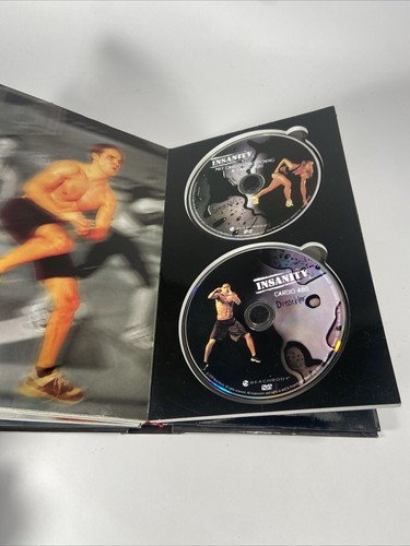 Insanity Total Body Workout Program 10 Disc DVD Set By Shaun T Book and Posters - Picture 5 of 7